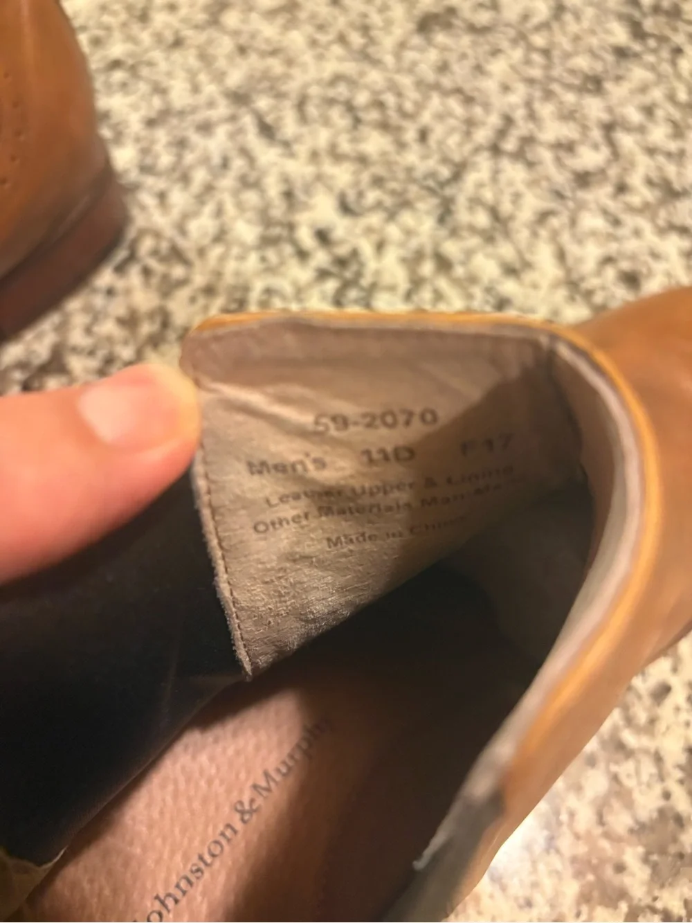 Johnston & Murphy Tan Leather Chukka Chelsea Boots